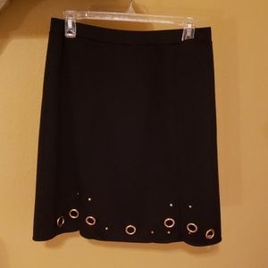 Very Nice Black skirt with gold